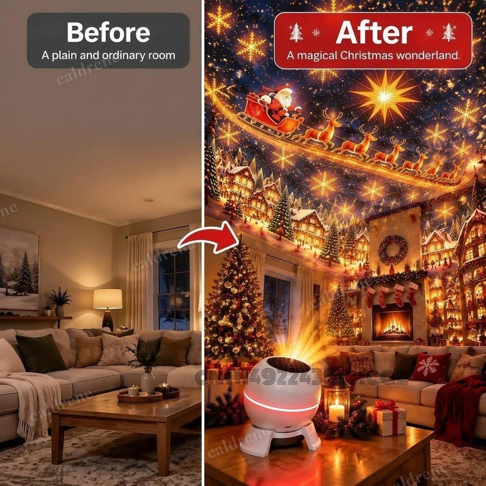 Christmas Projection Night Light, Indoor – view 5