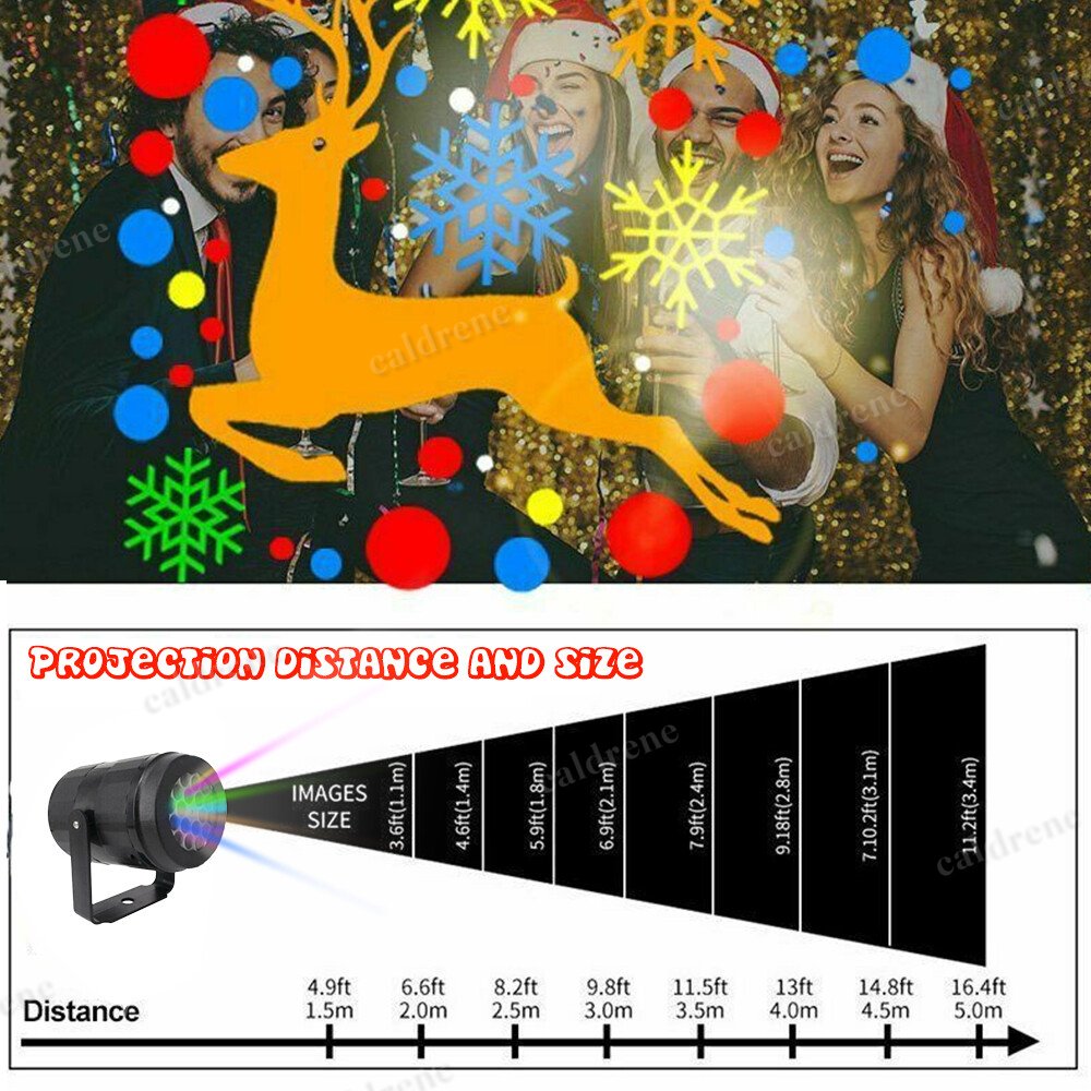 Christmas Projector Light with 16 Patterns, Indoor and Outdoor – view 10
