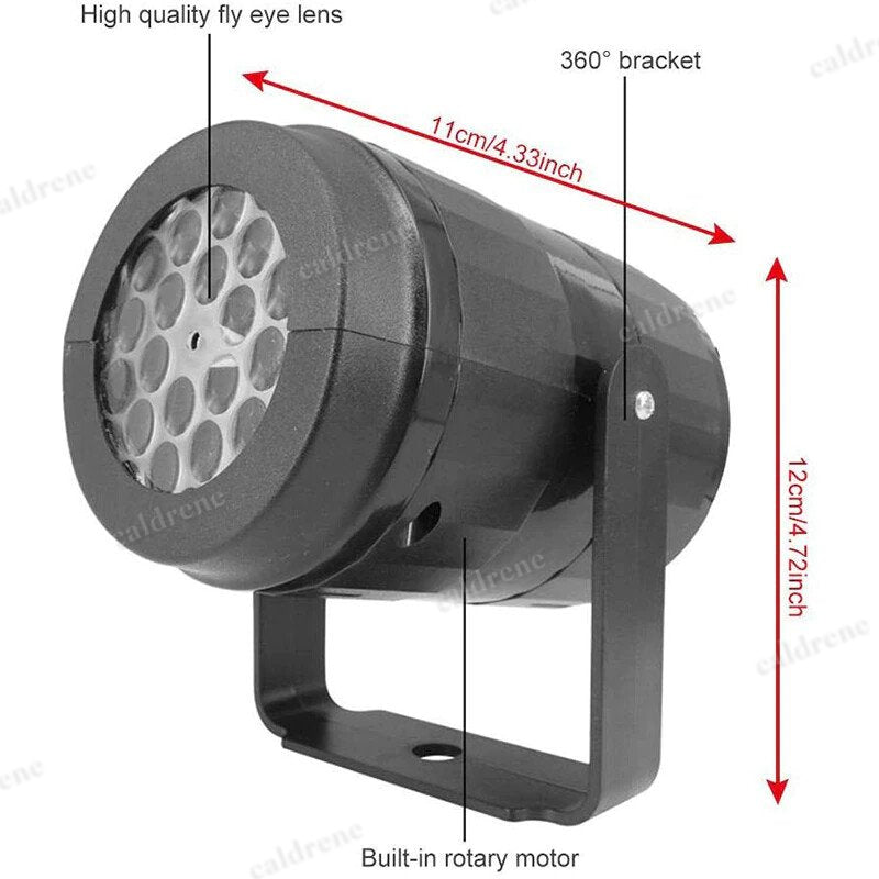 Christmas Projector Light with 16 Patterns, Indoor and Outdoor – view 4