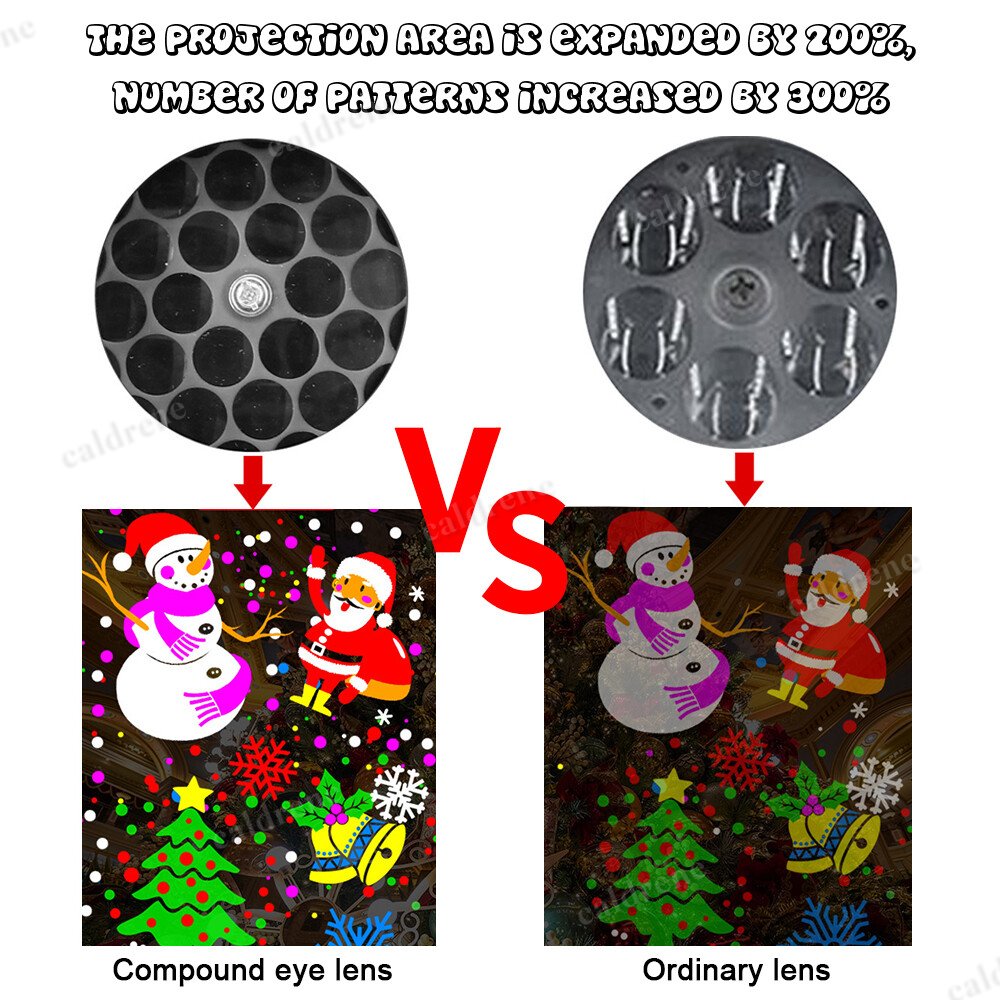 Christmas Projector Light with 16 Patterns, Indoor and Outdoor – view 7