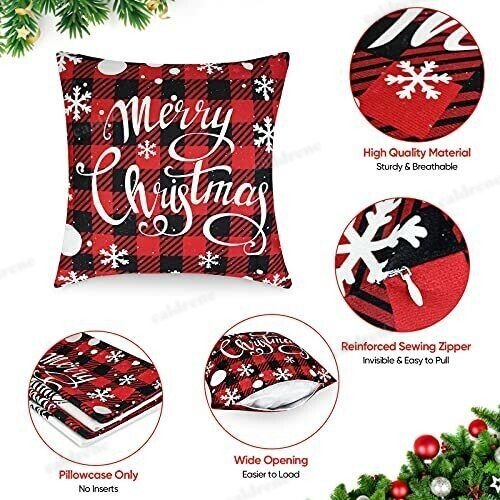 Christmas Throw Pillow Covers, Set of 4 – view 6