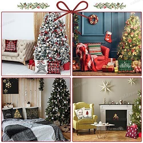 Christmas Throw Pillow Covers, Set of 4 – view 7
