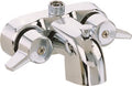 Chrome Clawfoot Tub Faucet with Diverter and Shower Option
