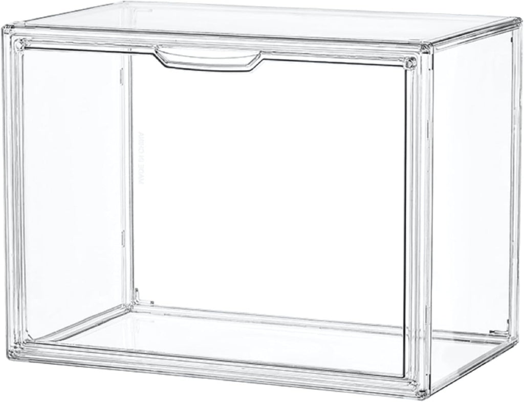 Clear Acrylic Stackable Display Case with Magnetic Lid – Caldrene