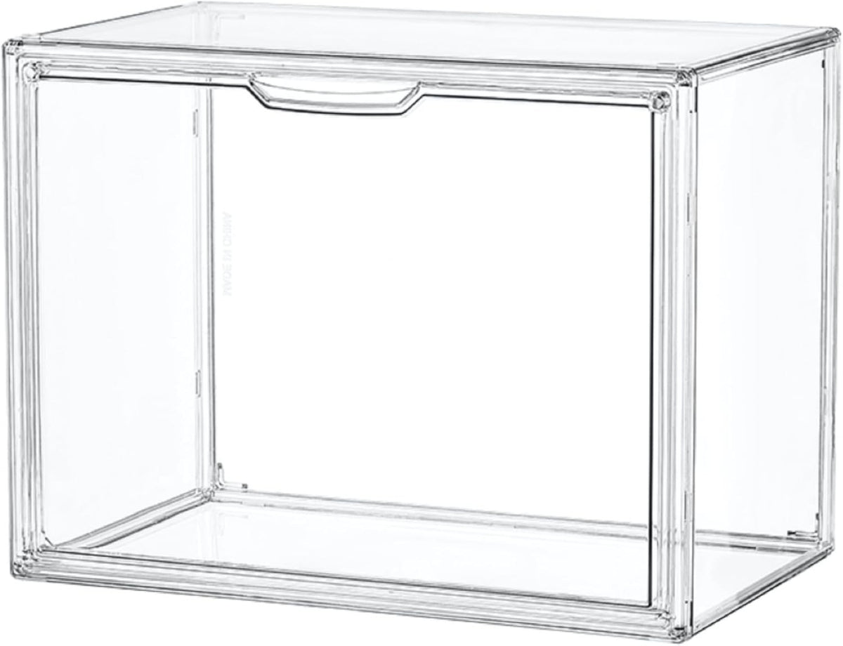 Clear Acrylic Stackable Display Case with Magnetic Lid – Caldrene