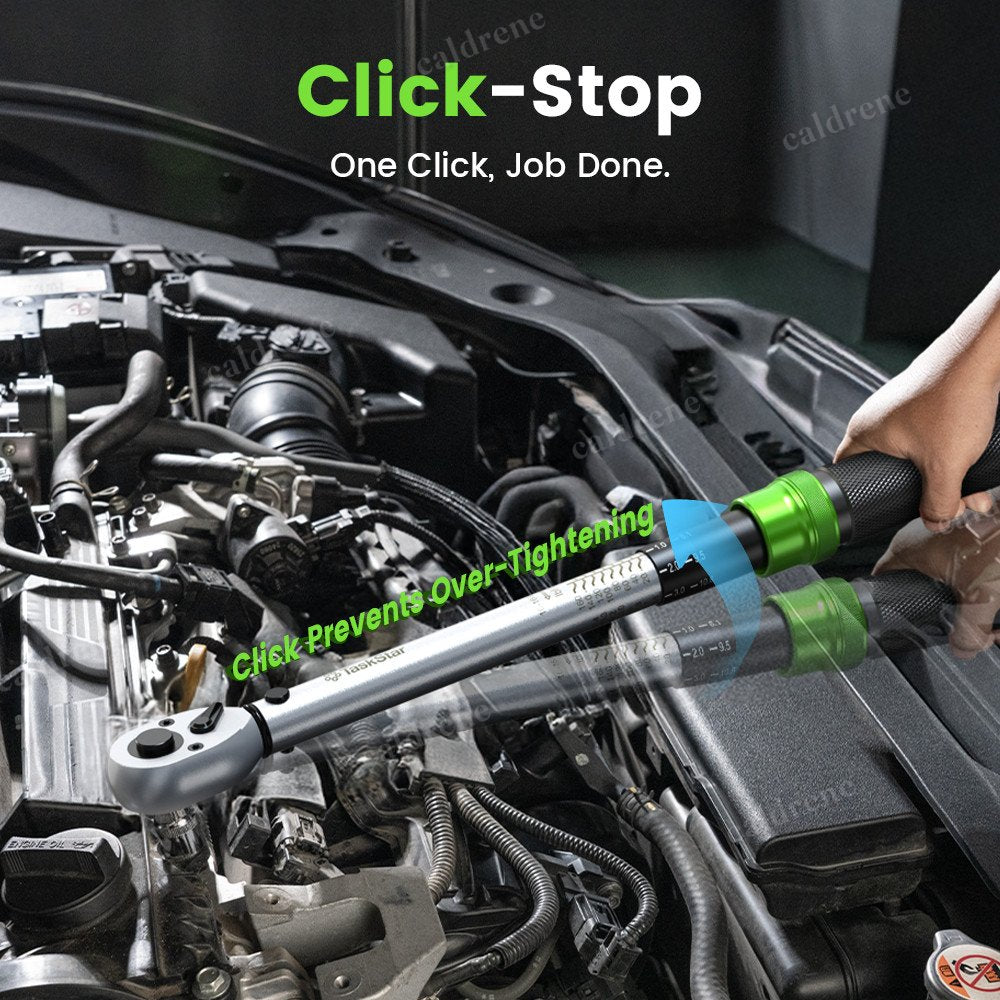Click Torque Wrench Set, 1/4, 3/8 and 1/2 Inch Drive – view 8
