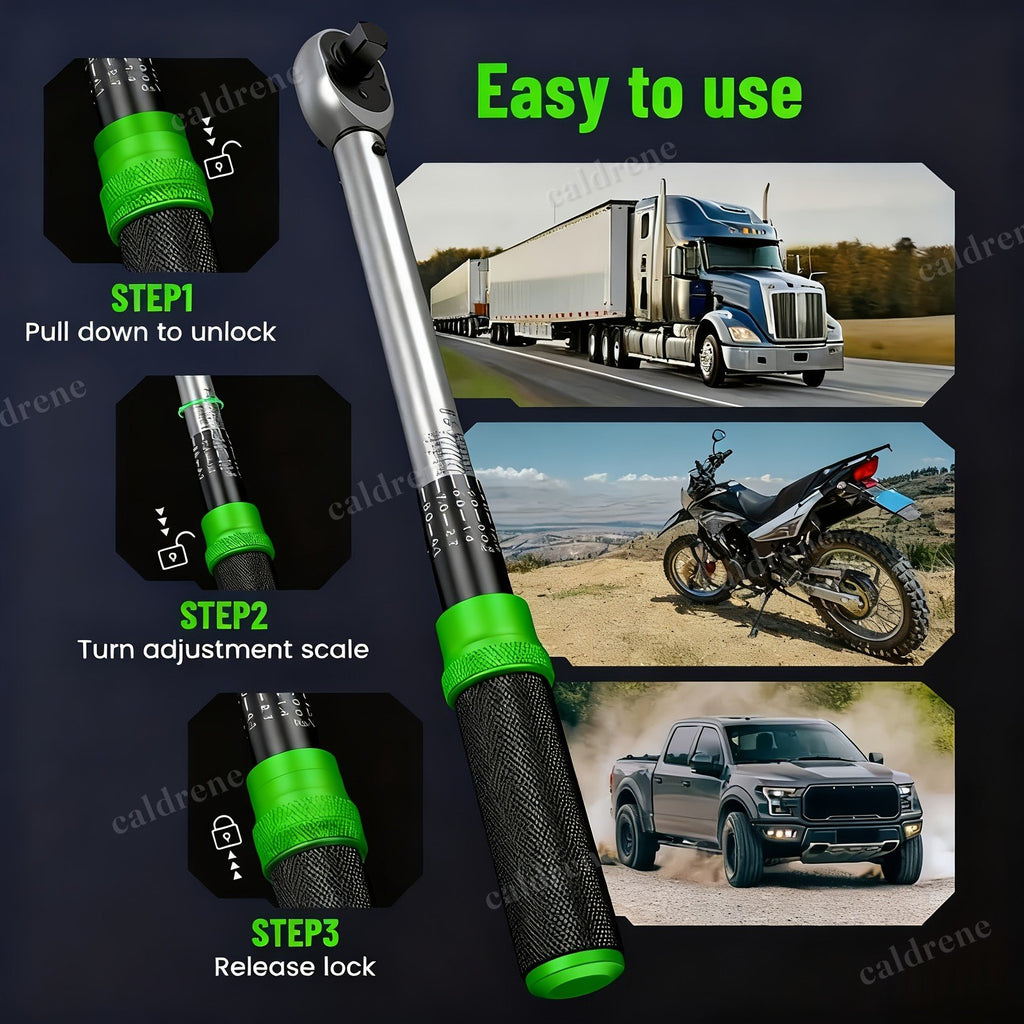 Click Torque Wrench Set, 1/4, 3/8 and 1/2 Inch Drive – view 9