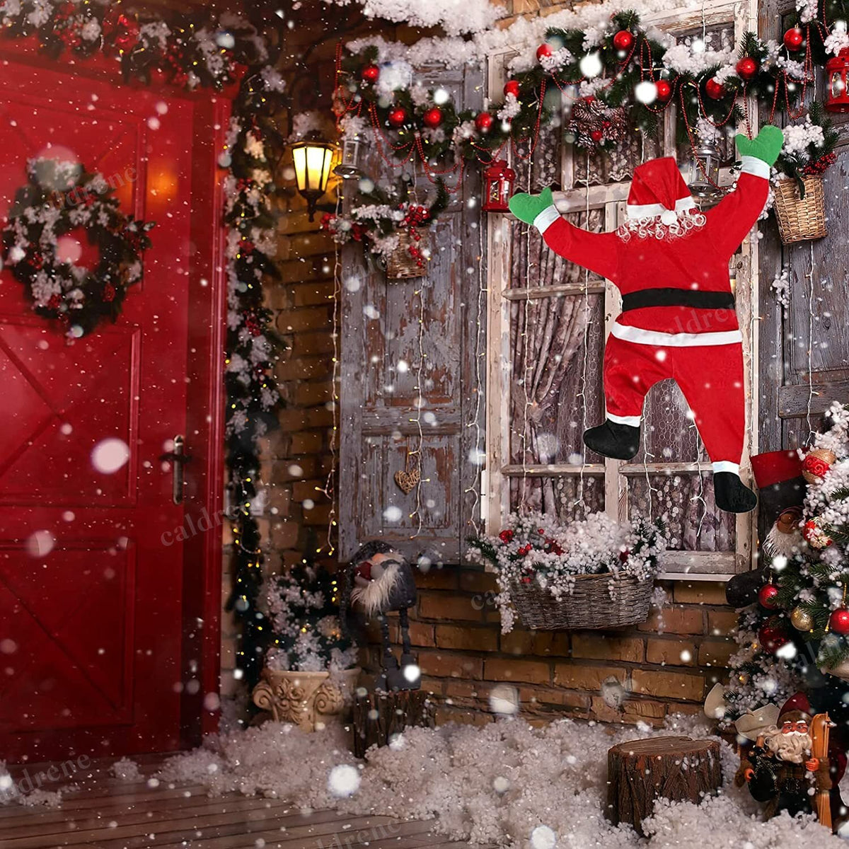 Climbing Santa Claus Hanging Decoration – view 4