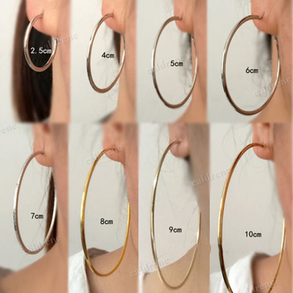 Clip-On Hoop Earrings for Women – No Piercing Required – view 2