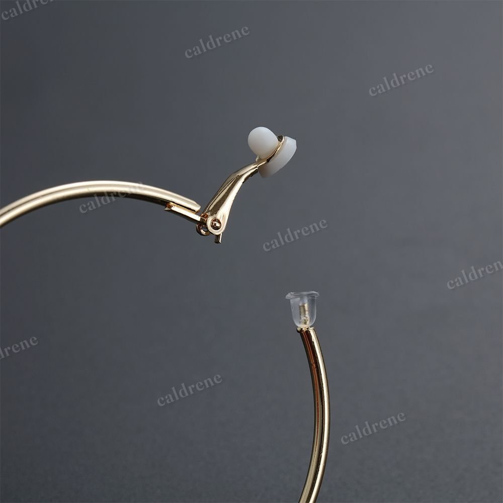 Clip-On Hoop Earrings for Women – No Piercing Required – view 7