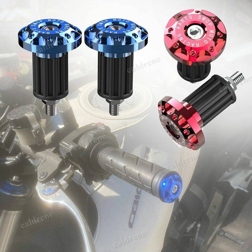 CNC Aluminum Motorcycle Handle Bar Ends Grips for Comfort – view 5