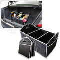 Collapsible Car Trunk Organizer with 3 Compartments