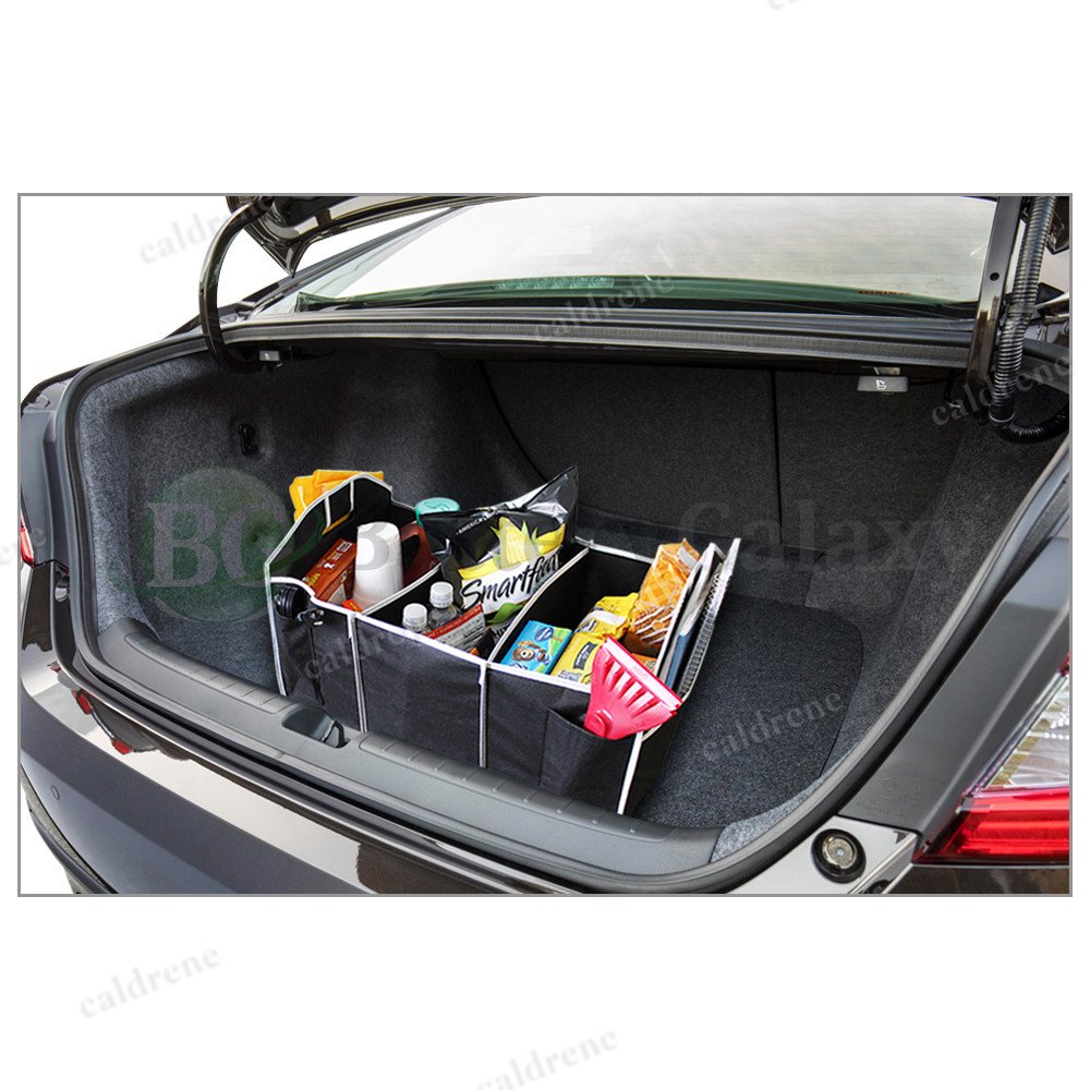 Collapsible Car Trunk Organizer with 3 Compartments – view 7