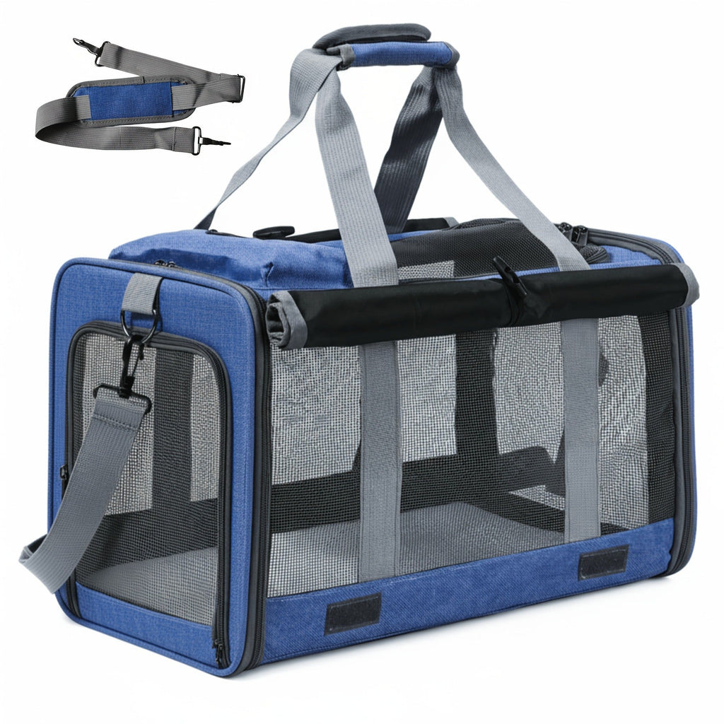 Collapsible Soft-Sided Pet Carrier, Airline Approved