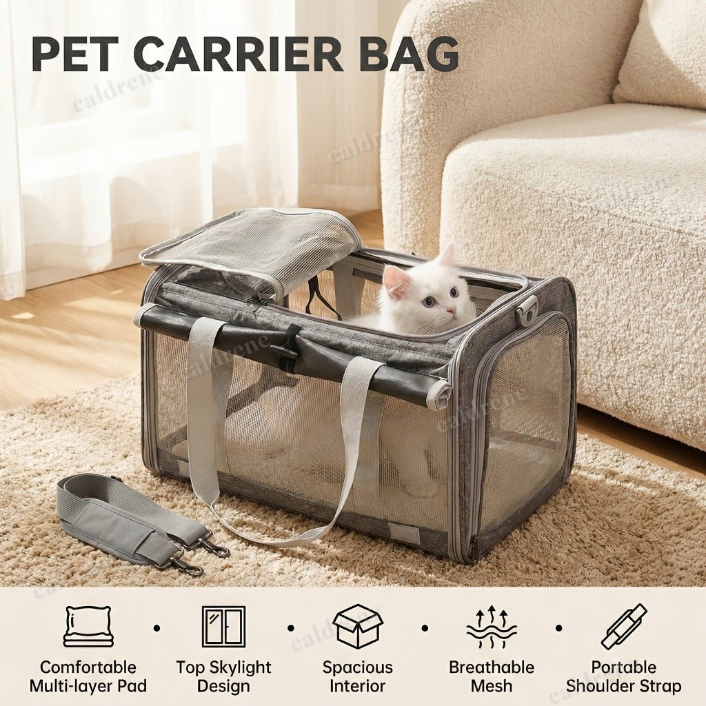 Collapsible Soft-Sided Pet Carrier, Airline Approved – view 7