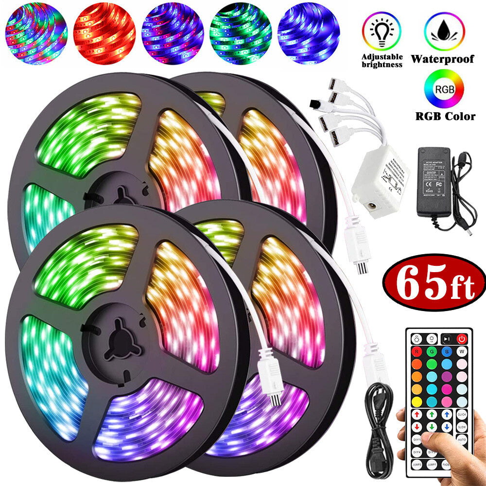 Color Changing LED Strip Lights with Remote