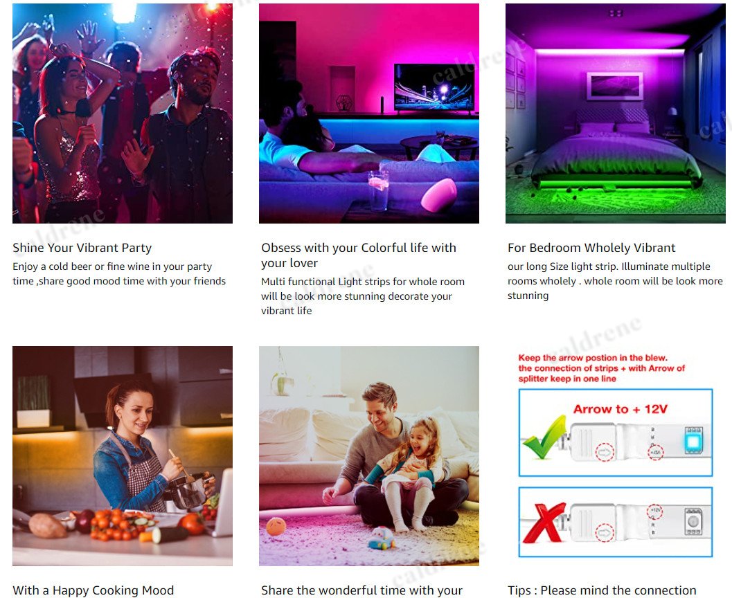 Color Changing LED Strip Lights with Remote – view 10