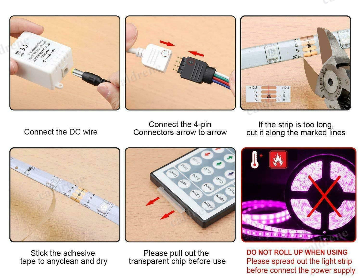 Color Changing LED Strip Lights with Remote – view 6