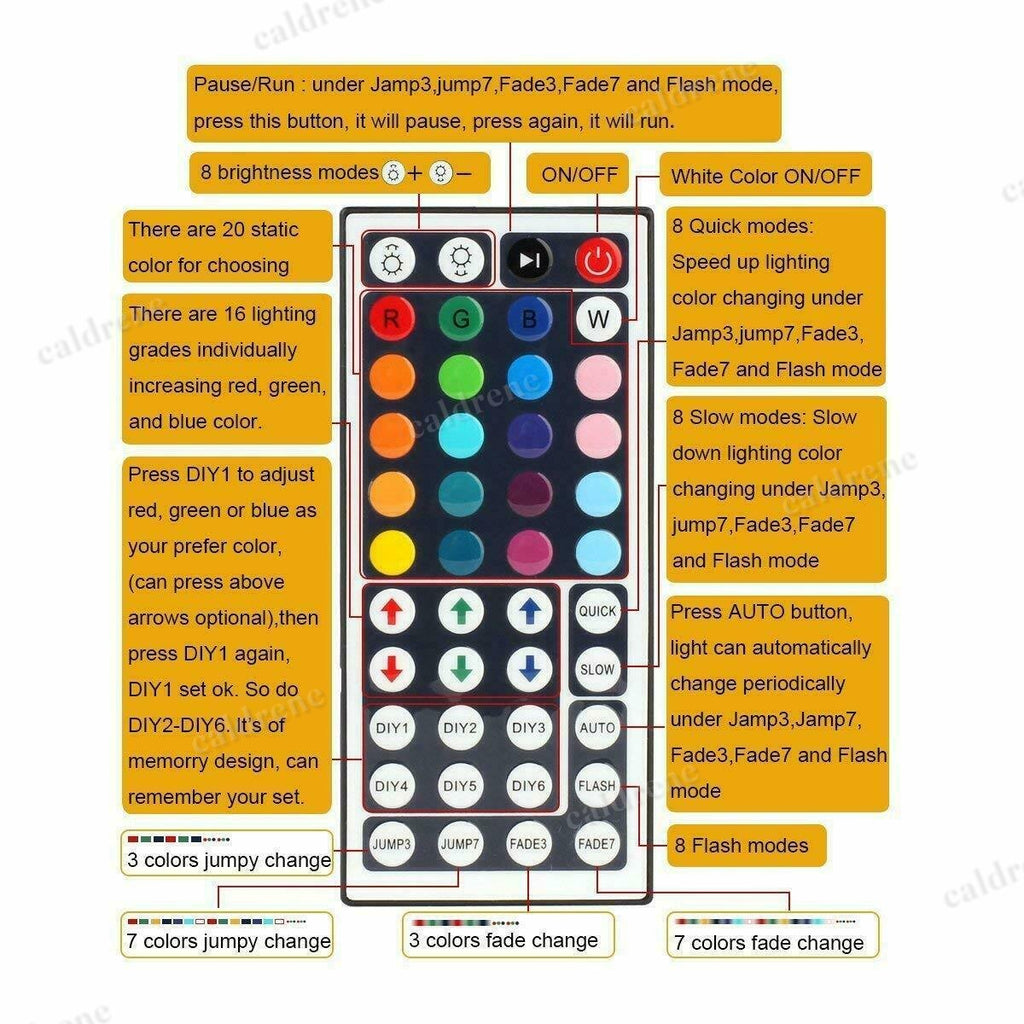 Color Changing LED Strip Lights with Remote – view 9
