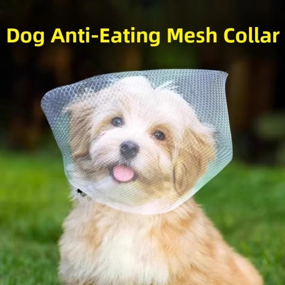 Comfort Dog Anti-Eating Veil Mouth Cover for Outdoor Feeding