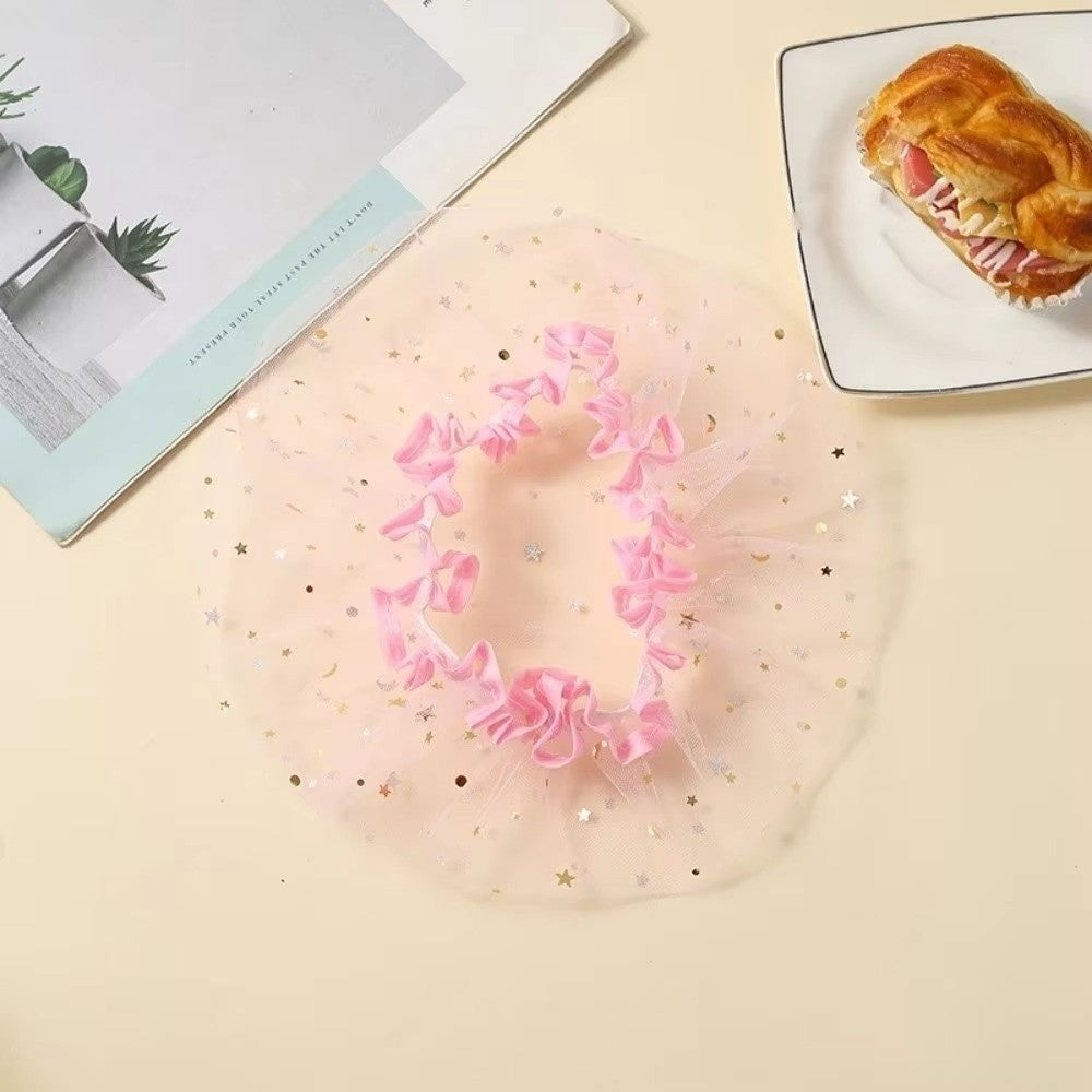 Comfort Dog Anti-Eating Veil Mouth Cover for Outdoor Feeding – Pink