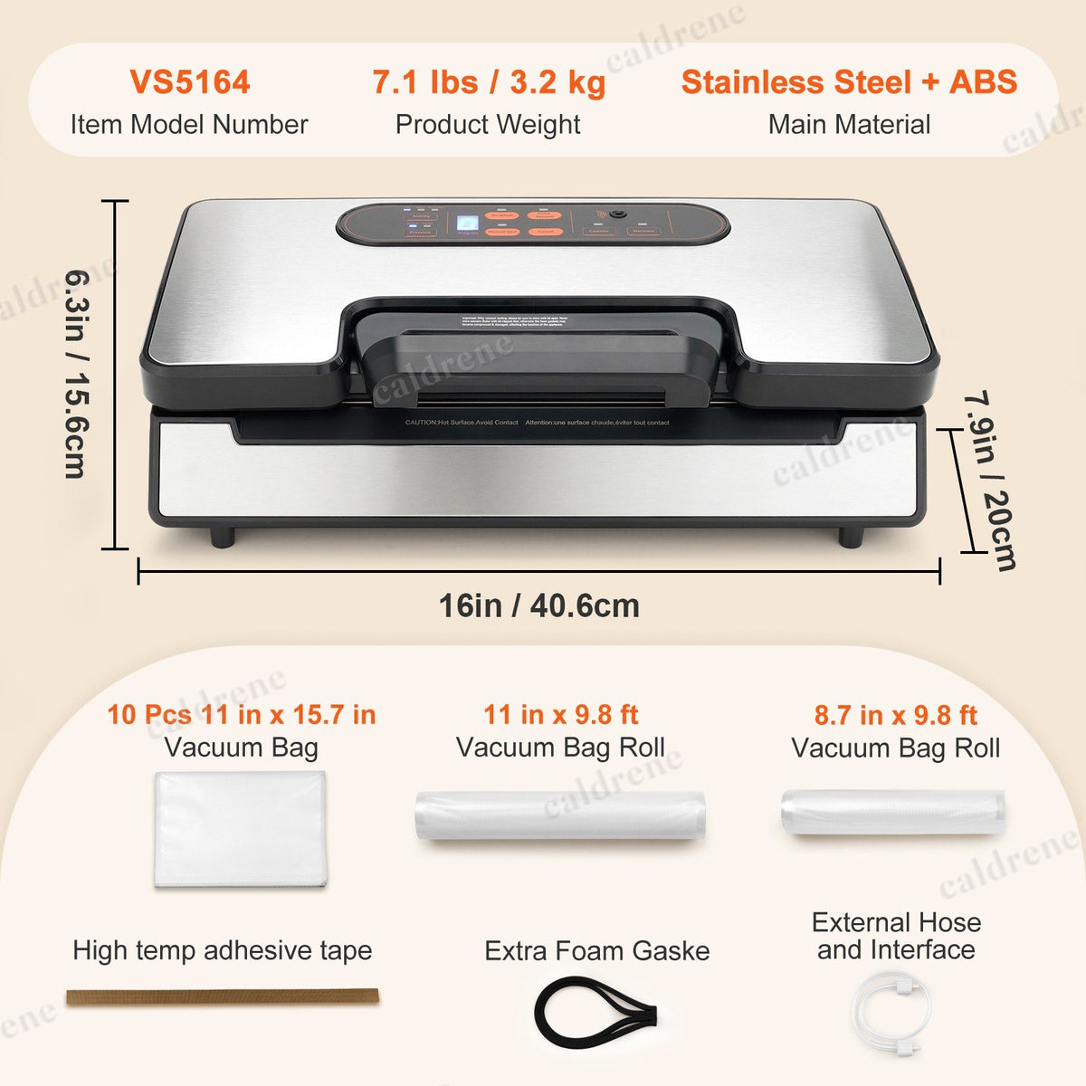 Commercial Double Pump Vacuum Sealer – view 7