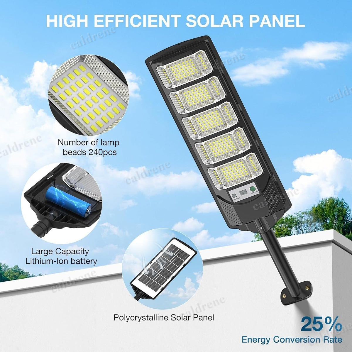 Commercial Solar Street Light, Dusk to Dawn – view 6