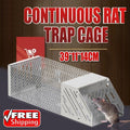 Continuous Rat Trap Cage for Humane Rodent Control