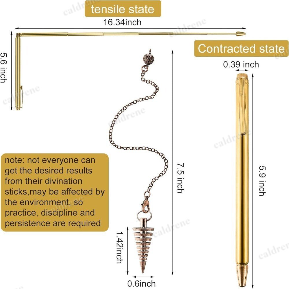 Copper Dowsing Rods for Ghost Hunting - 2 Pack – view 3