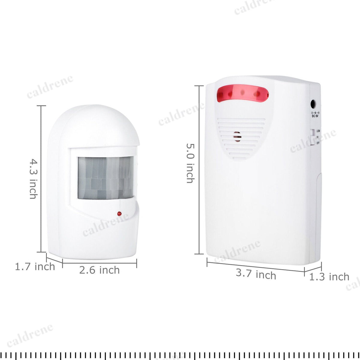 Cordless Driveway Alarm Infrared Motion Sensor – view 10