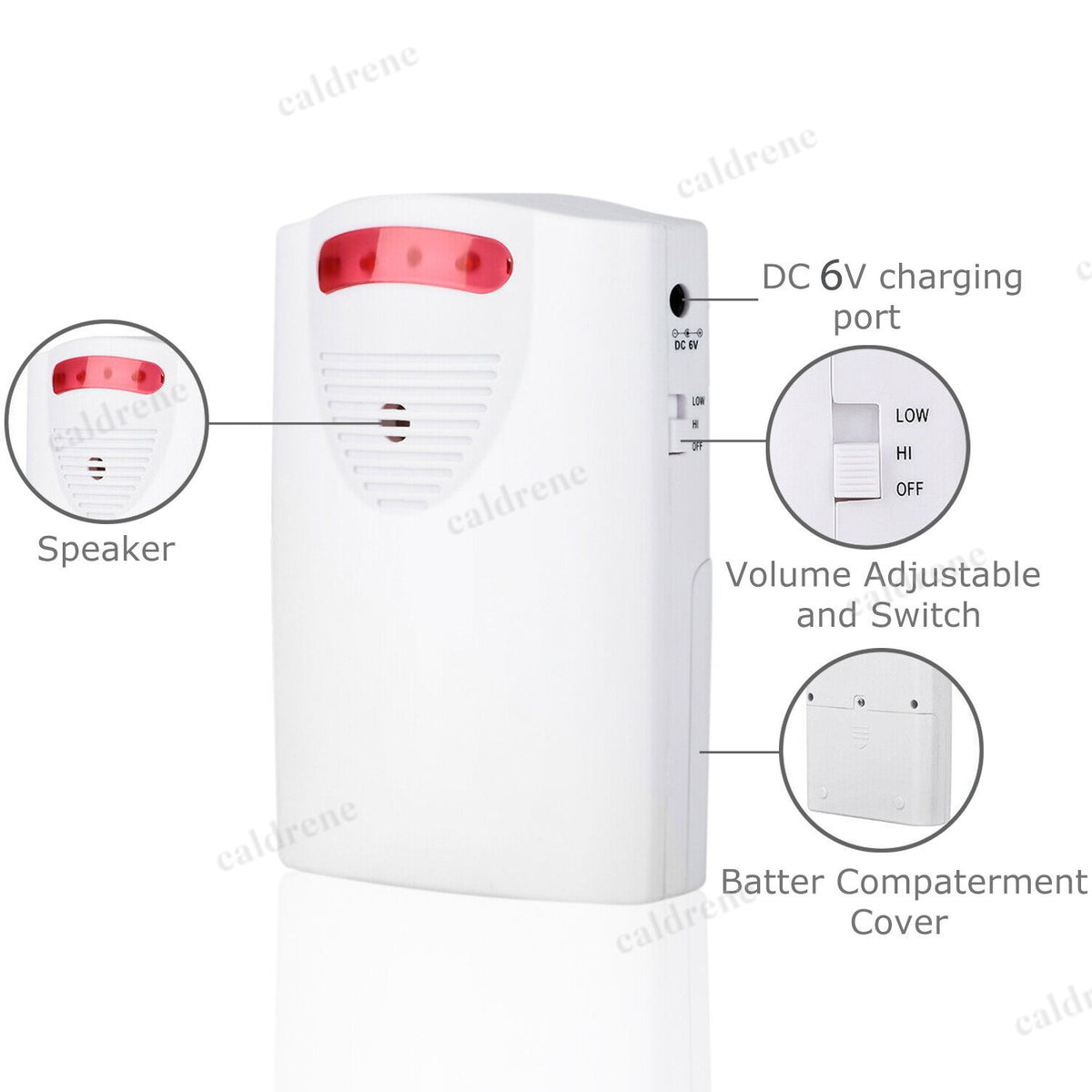 Cordless Driveway Alarm Infrared Motion Sensor – view 3