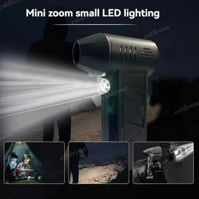 Cordless Electric Air Duster Mini Turbo Blower with LED – view 2
