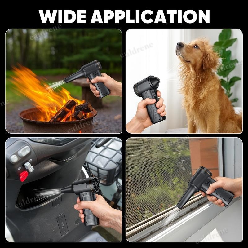 Cordless Electric Air Duster Mini Turbo Blower with LED – view 3