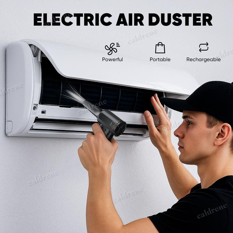 Cordless Electric Air Duster Mini Turbo Blower with LED – view 6