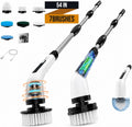 Cordless Electric Spin Scrubber with 7 Heads