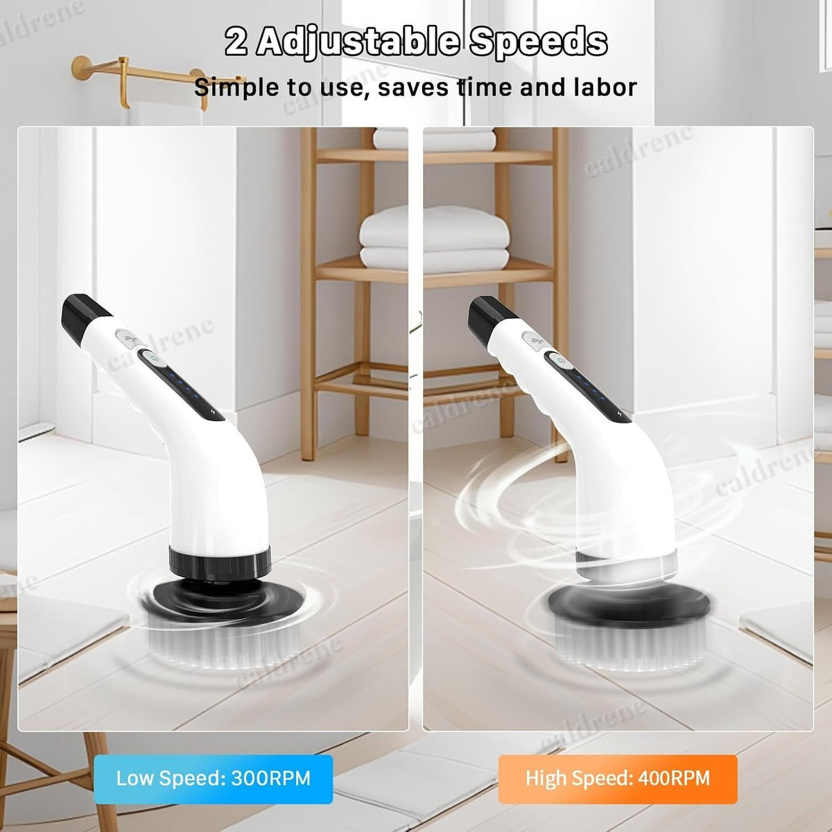 Cordless Electric Spin Scrubber with 7 Heads – view 4