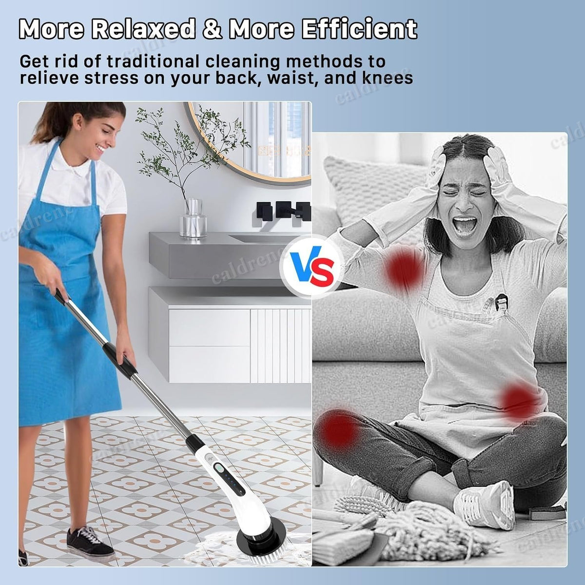 Cordless Electric Spin Scrubber with 7 Heads – view 8