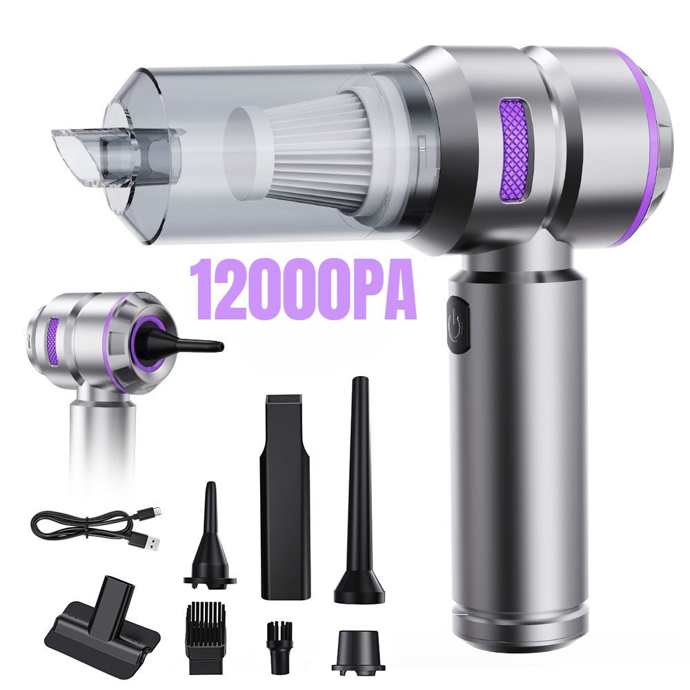 Cordless Handheld Car Vacuum with Air Blower