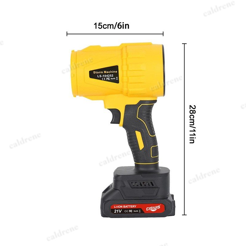 Cordless Handheld Leaf Blower with 2 Batteries and Charger – view 2