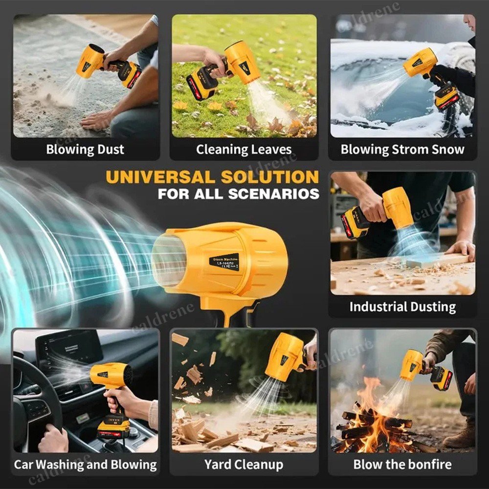 Cordless Handheld Leaf Blower with 2 Batteries and Charger – view 6