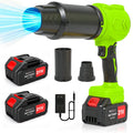 Cordless Jet Leaf Blower Lightweight Turbo Fan with 2 Batteries