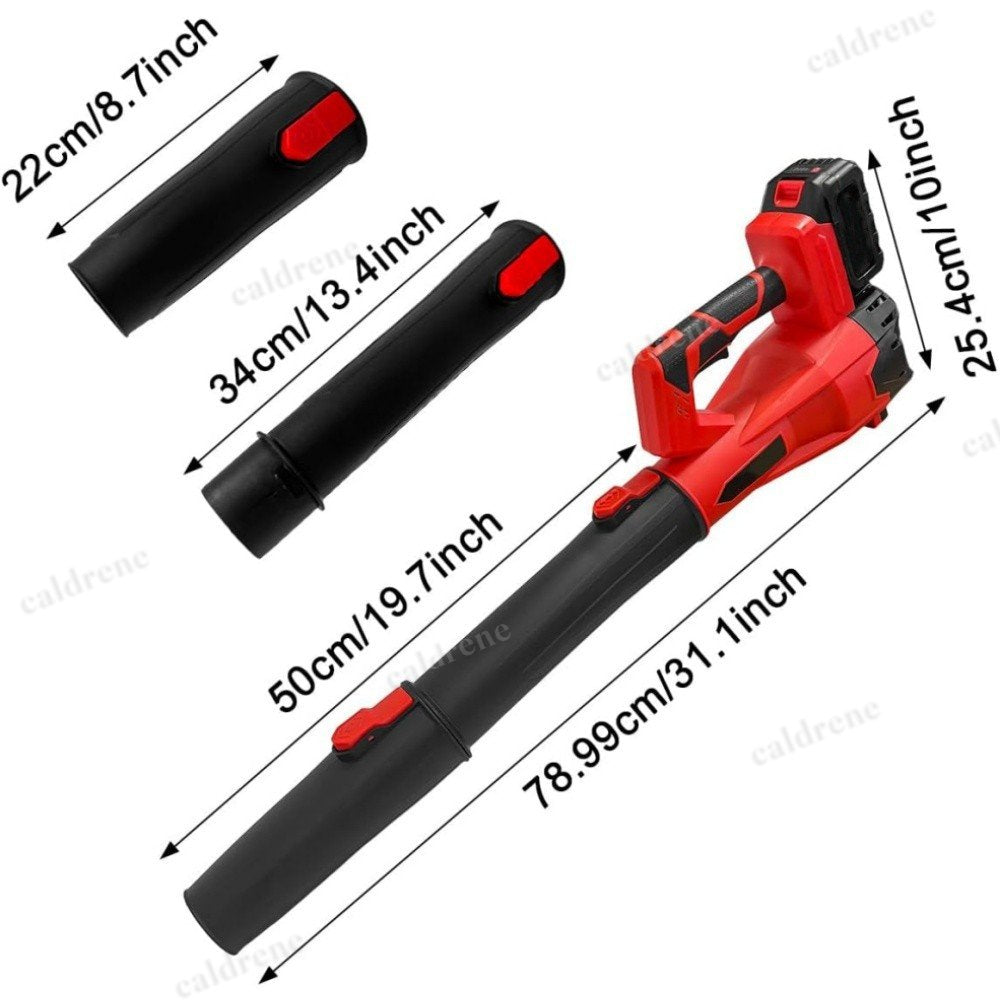 Cordless Leaf Blower 650CFM with 6 Speeds and 2 Batteries – view 10