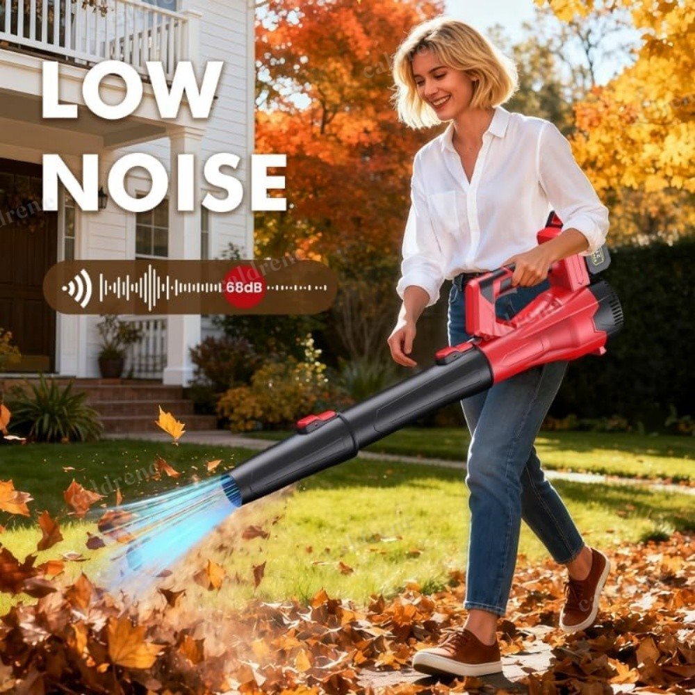 Cordless Leaf Blower 650CFM with 6 Speeds and 2 Batteries – view 3