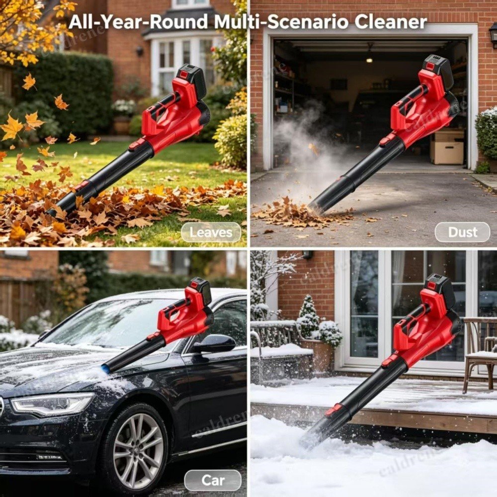Cordless Leaf Blower 650CFM with 6 Speeds and 2 Batteries – view 6