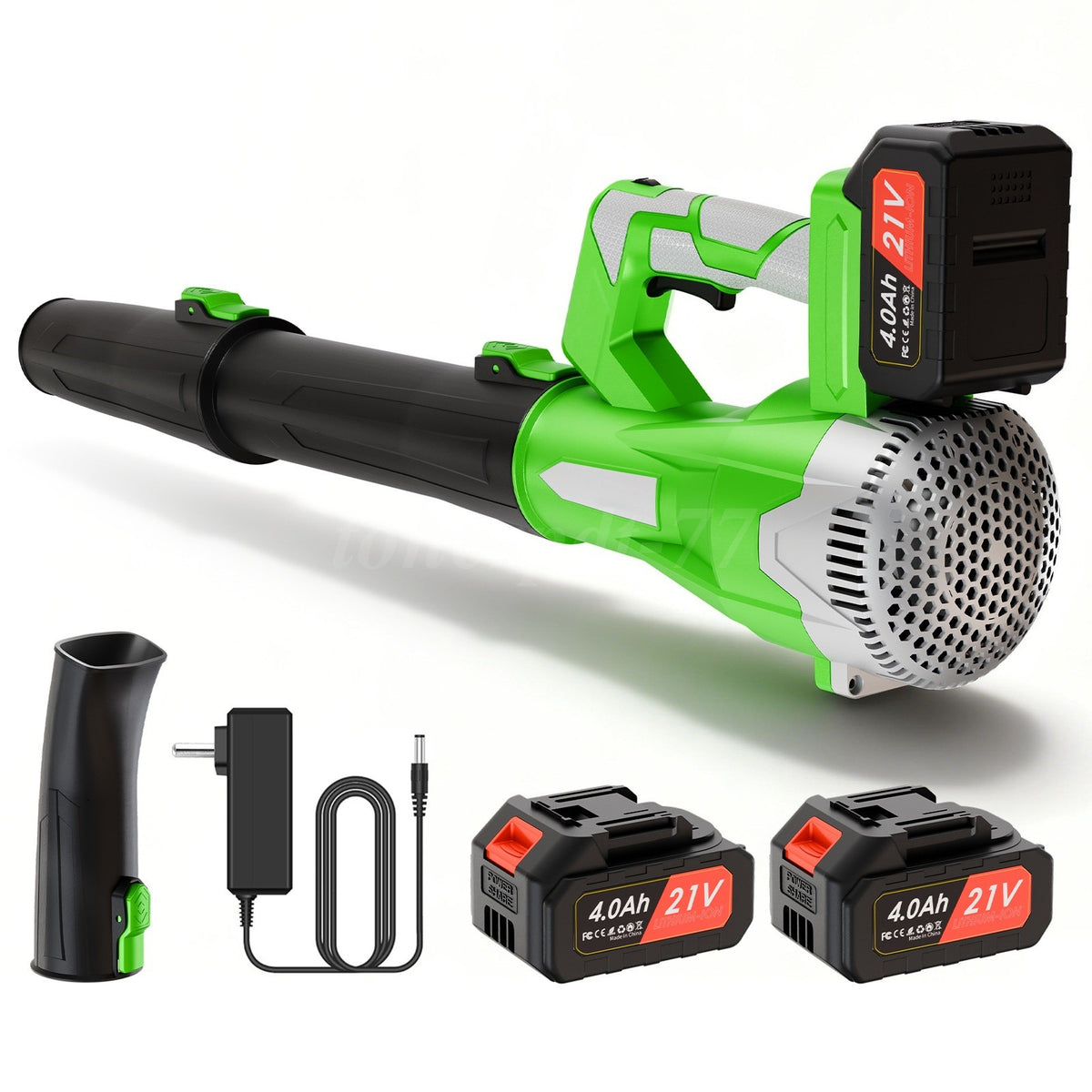 Cordless Leaf Blower 750CFM 6 Speed with 2 Batteries 6.0Ah