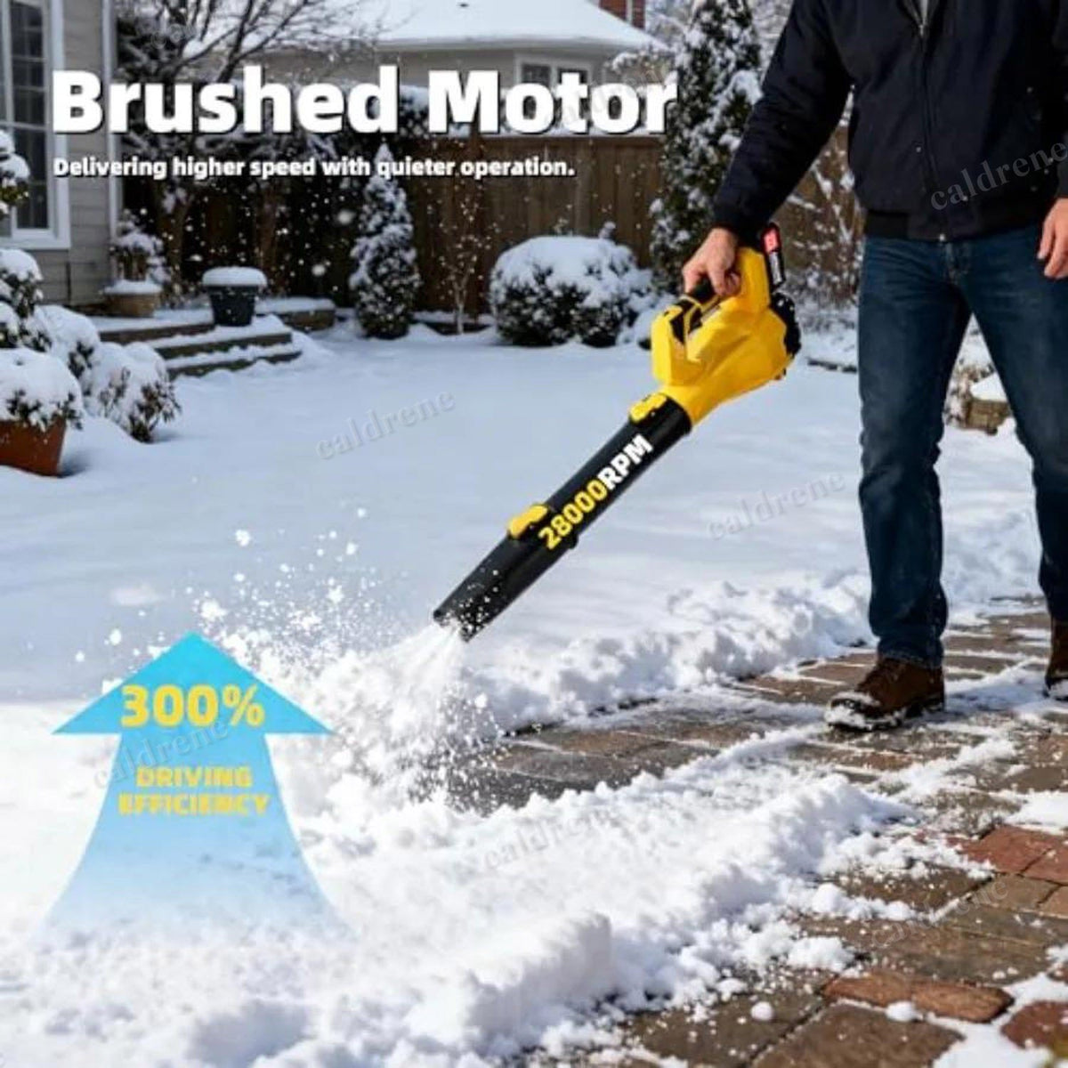Cordless Leaf Blower with 2 Batteries – view 9