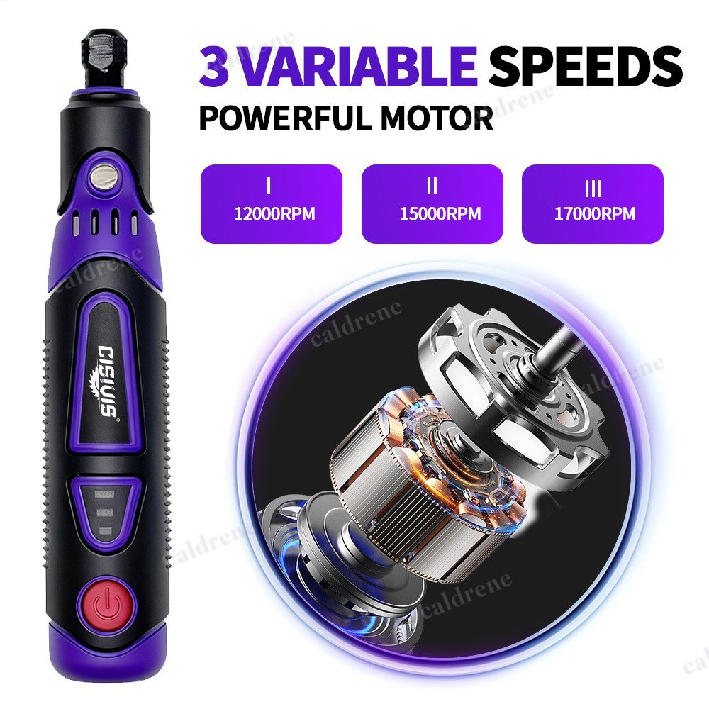 Cordless Rechargeable Mini Rotary Tool Kit with 82 Accessories – view 5