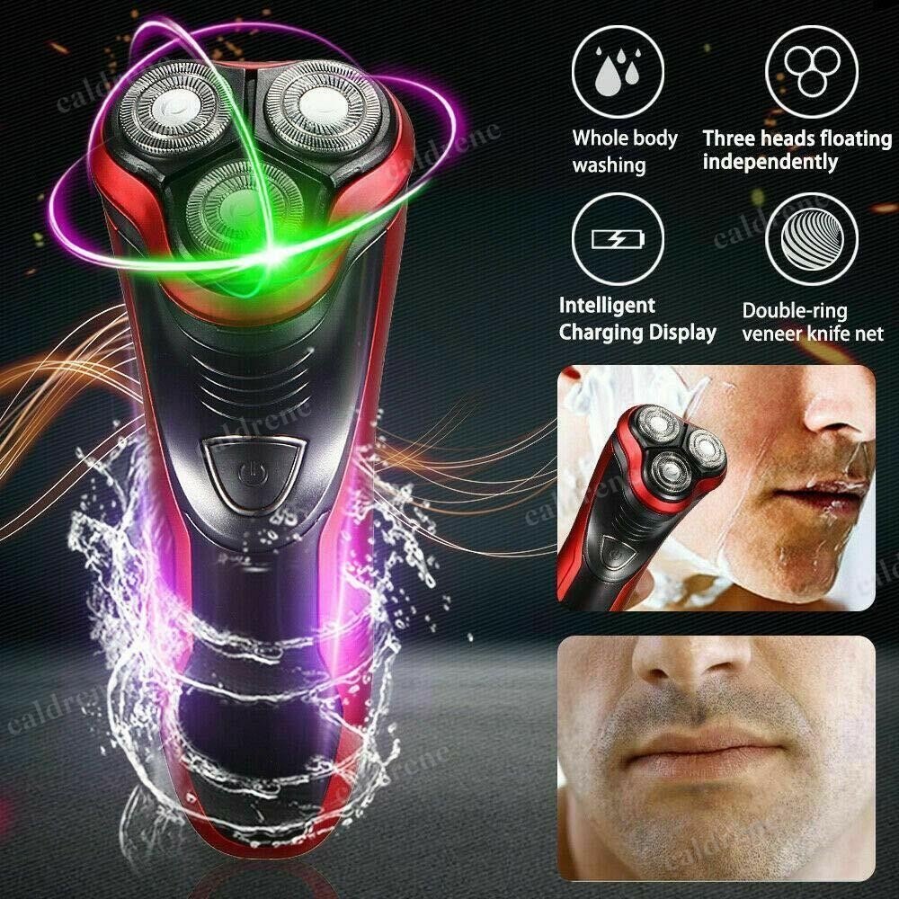 Cordless Rotary Electric Shaver, Wet and Dry – view 2