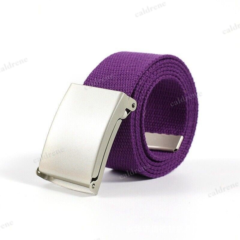 Cotton Webbing Canvas Army Belt for Men and Women – view 3