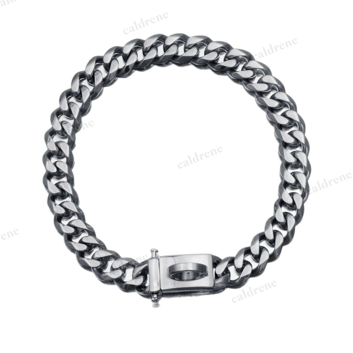 Cuban Link Dog Collar in Gold Stainless Steel, 10"-26 – view 8